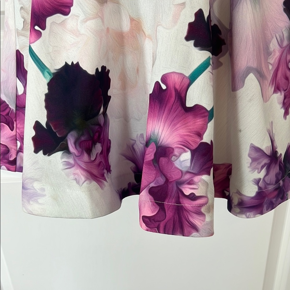 Tiger Mist Purple and Pink Spaghetti Strap Mini Dress - Picture 3 of 8